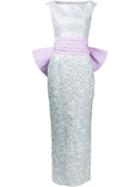 Bambah - Argentina Gown - Women - Silk - 14, Grey, Silk