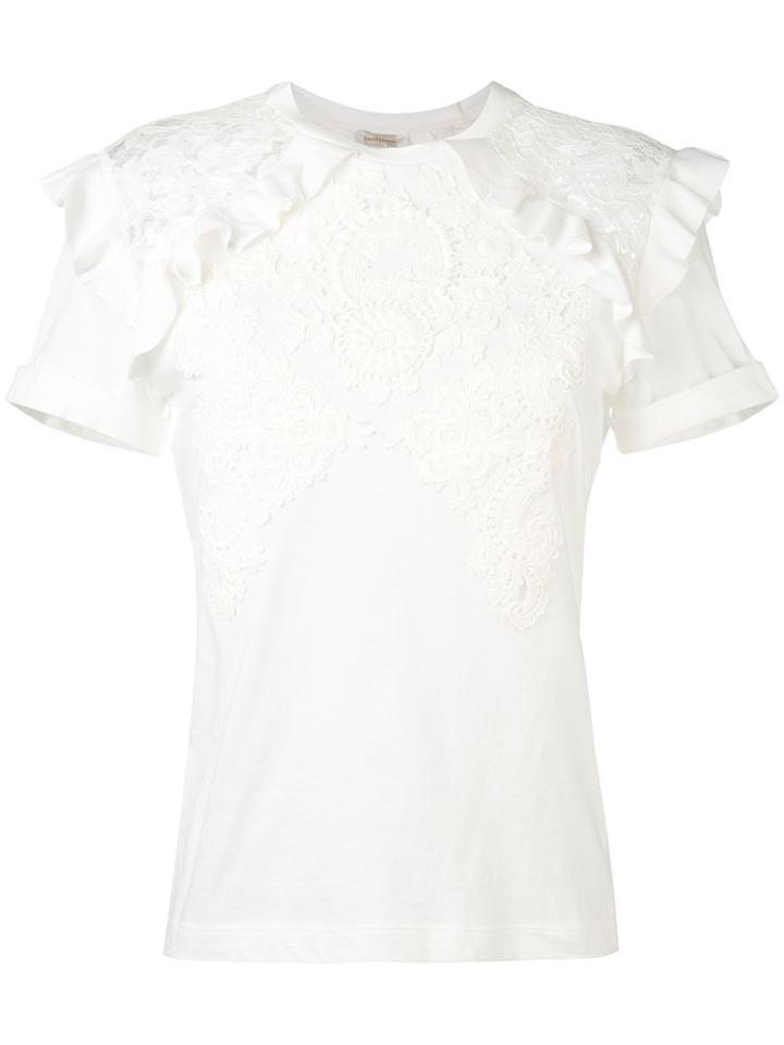 Zimmermann - Flared Tailored Trousers - Women - Cotton - 0, White, Cotton