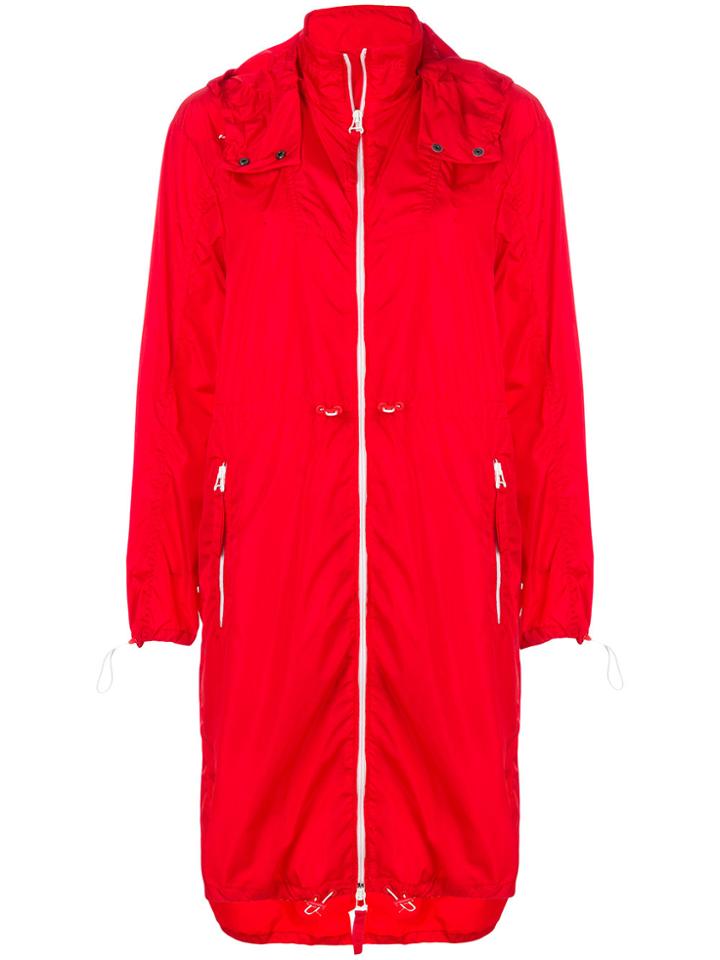 Luisa Cerano Lightweight Parka - Red