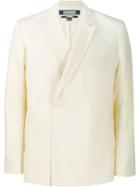 Jacquemus Off-centre Single Button Blazer - White