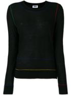 Sonia By Sonia Rykiel Round Neck Jumper, Women's, Size: Small, Black, Wool/acrylic