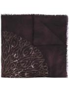 Loro Piana Patterned Scarf, Women's, Pink/purple, Cashmere