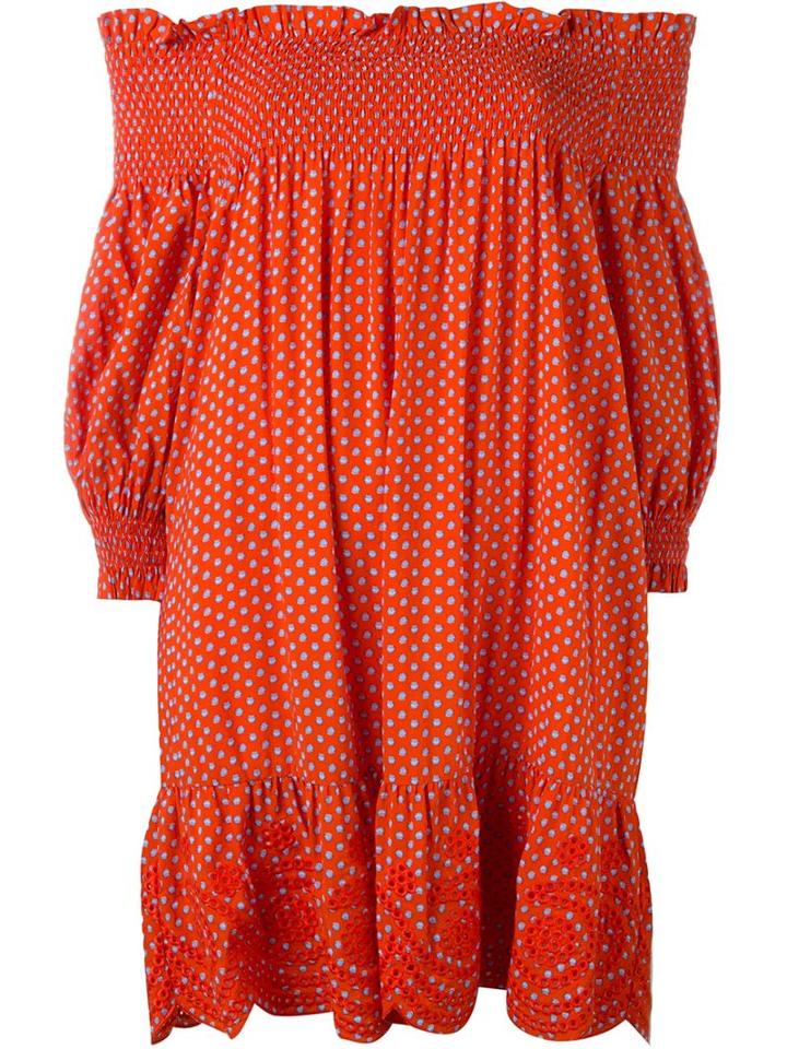 Tory Burch Off-the-shoulder Mini Dress