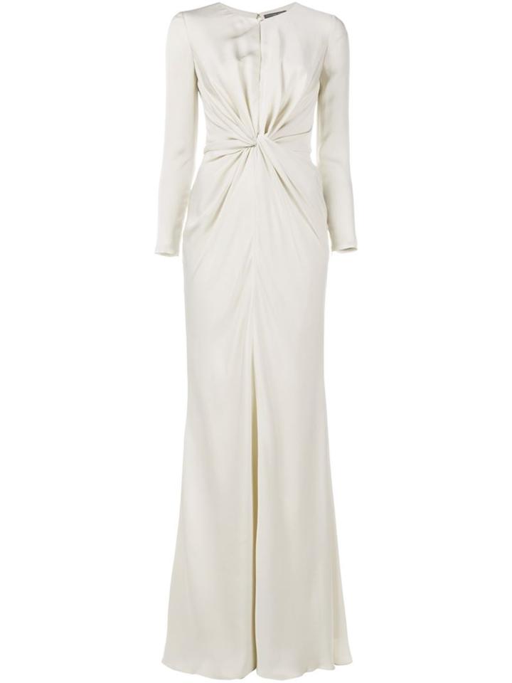 Alexander Mcqueen Long Knot Evening Dress