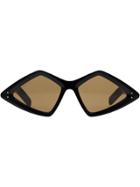 Gucci Eyewear Diamond-frame Sunglasses - Black