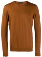 Roberto Collina Knitted Roundneck Sweater - Brown