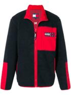 Tommy Jeans Faux Fur Jacket - Blue