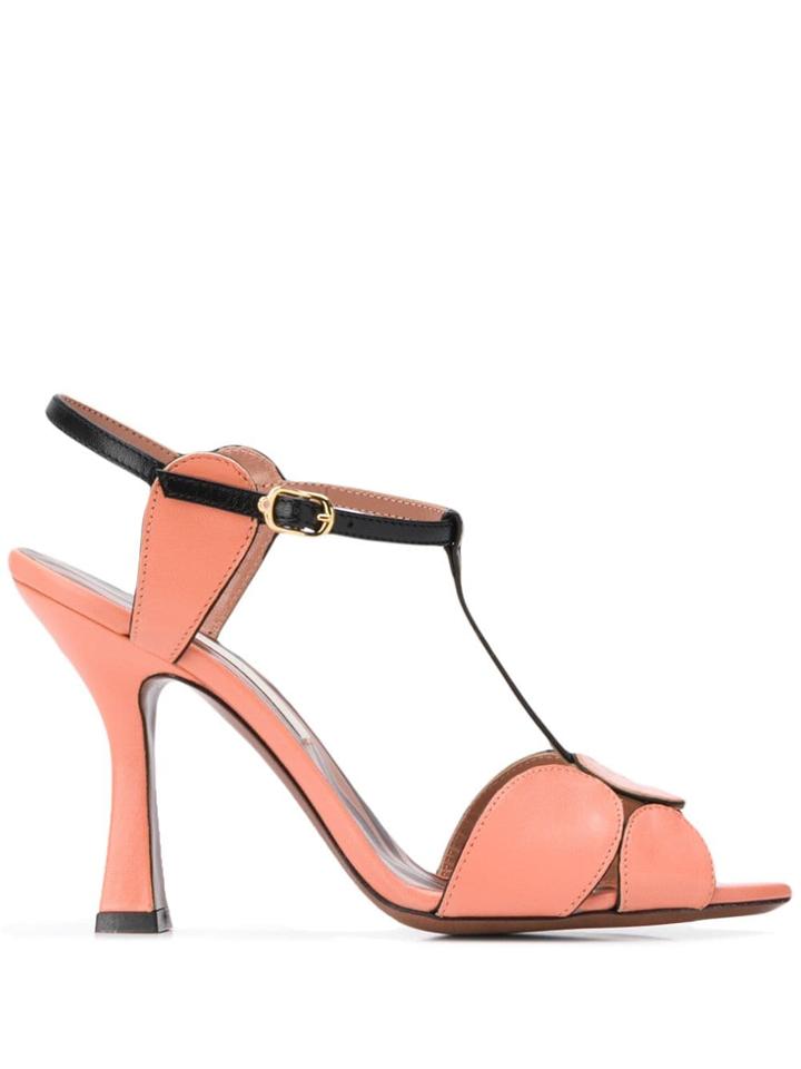 L'autre Chose Open Toe Sandals - Pink
