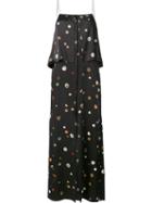 Edun Button Layered Camisole Dress, Women's, Size: 4, Black, Silk
