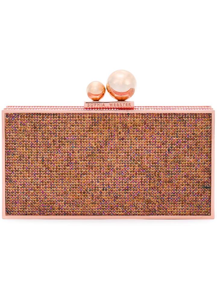 Sophia Webster Embellished Clutch, Women's, Grey