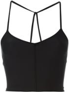 Ann Demeulemeester Cropped Spaghetti Strap Top