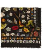 Alexander Mcqueen 'obsession' Print Scarf