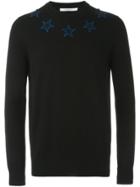 Givenchy Star Embroidered Jumper - Black