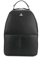 Vivienne Westwood Rectangular Shape Backpack - Black