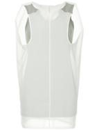 Junya Watanabe Comme Des Garçons Vintage Sheer Layered Top - White