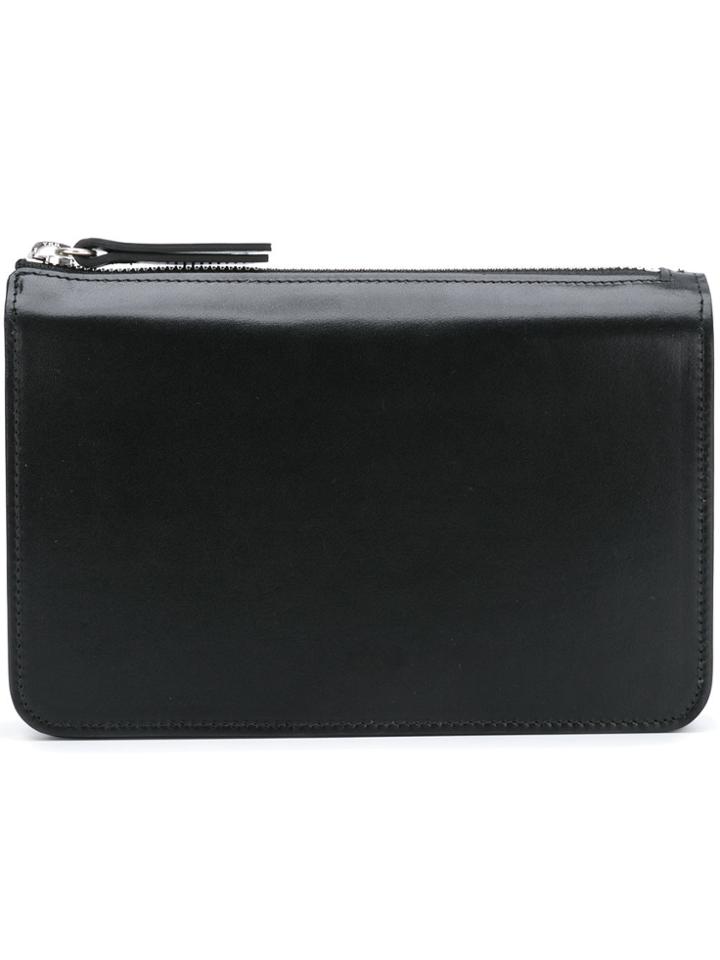 Maison Margiela Zip Top Clutch - Black