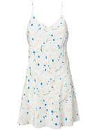 Lemaire - Floral-print Dress - Women - Silk - 38, White, Silk