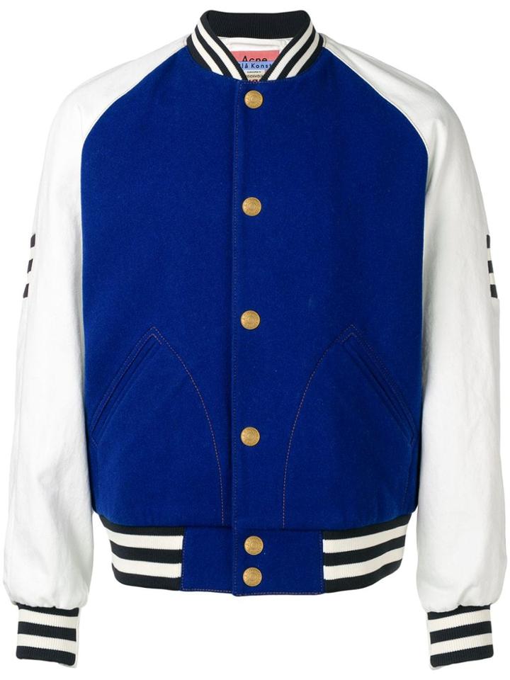Acne Studios Letterman Jacket - Blue