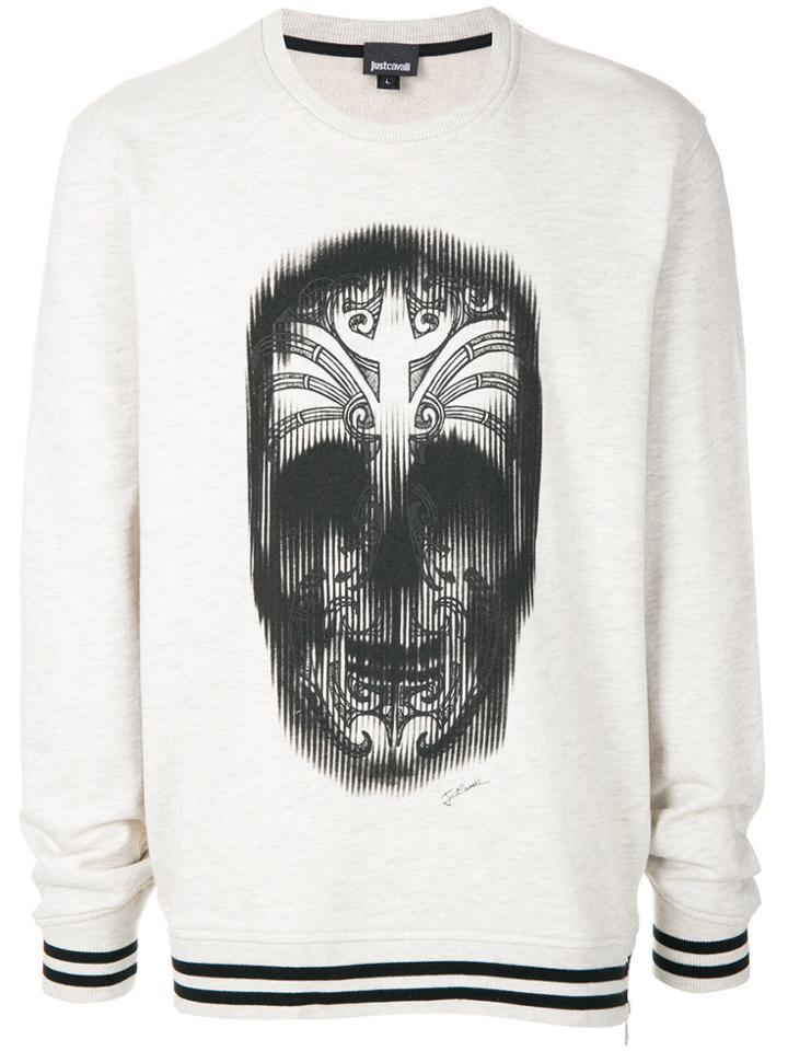 Just Cavalli Printed Sweatshirt - White