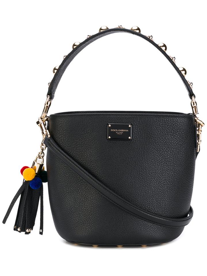 Dolce & Gabbana - Bucket Tote - Women - Calf Leather - One Size, Black, Calf Leather