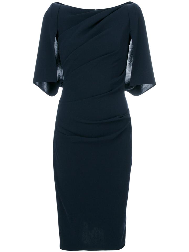Talbot Runhof Lobata Dress - Blue