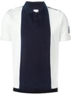 Moncler Gamme Bleu Colour Block Polo Shirt, Men's, Size: Large, Red, Cotton