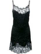 Givenchy Lace Trim Creased Dress