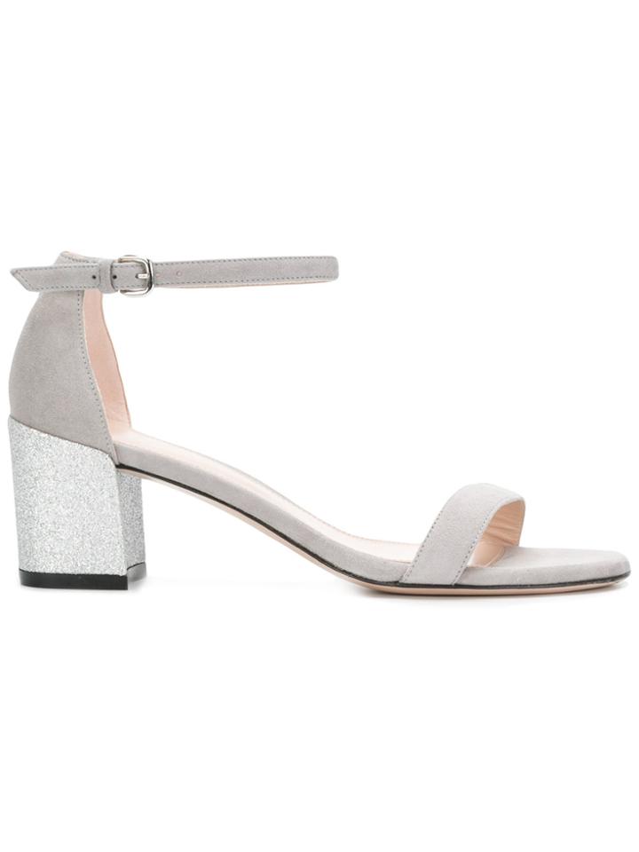 Stuart Weitzman Simple Slingback Sandals - Grey