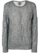 Tom Ford Chunky Knit Jumper - Grey