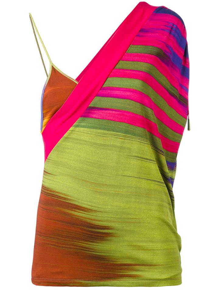 Jean Paul Gaultier Vintage Wrap-style Top - Multicolour