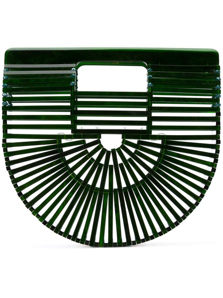 Cult Gaia Structured Clutch - Green