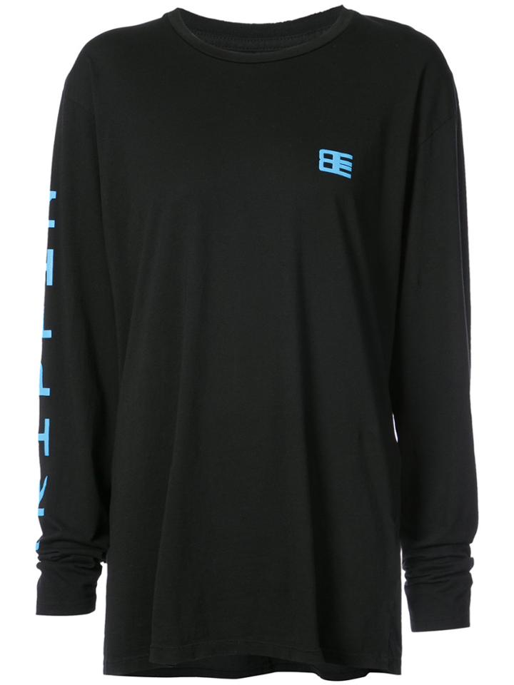 Baja East Logo Patch Sweatshirt - Black