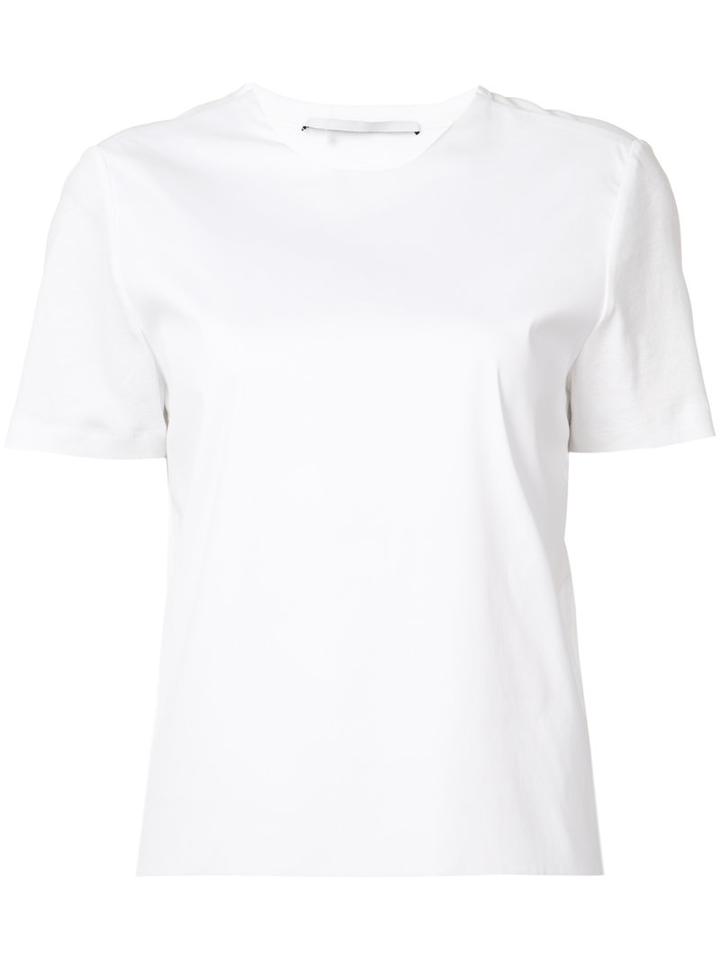Rosetta Getty Contrast Panel T-shirt, Women's, Size: Large, White, Cotton/nylon/spandex/elastane