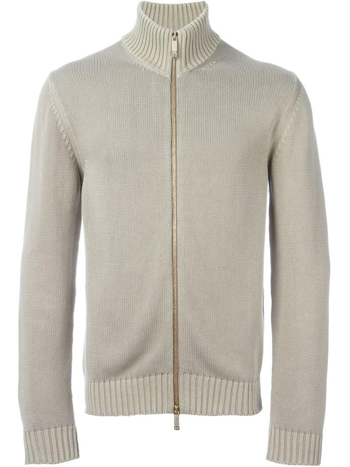 Etro Zip Cardigan, Men's, Size: Xl, Nude/neutrals, Cotton