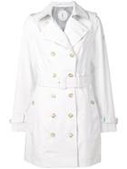 Save The Duck Classic Trench Coat - White