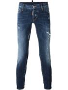 Dsquared2 Crotch Packo Jeans, Men's, Size: 50, Blue, Polyester/cotton/spandex/elastane