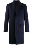 Ermenegildo Zegna Cashmere Single-breasted Coat - Blue