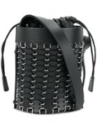 Paco Rabanne Mini Bucket Shoulder Bag - Black