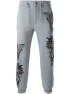 Etro Printed Track Pants, Men's, Size: Small, Grey, Cotton/nylon
