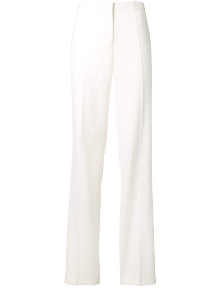 Jil Sander Emilio Creased Straight Trousers - White