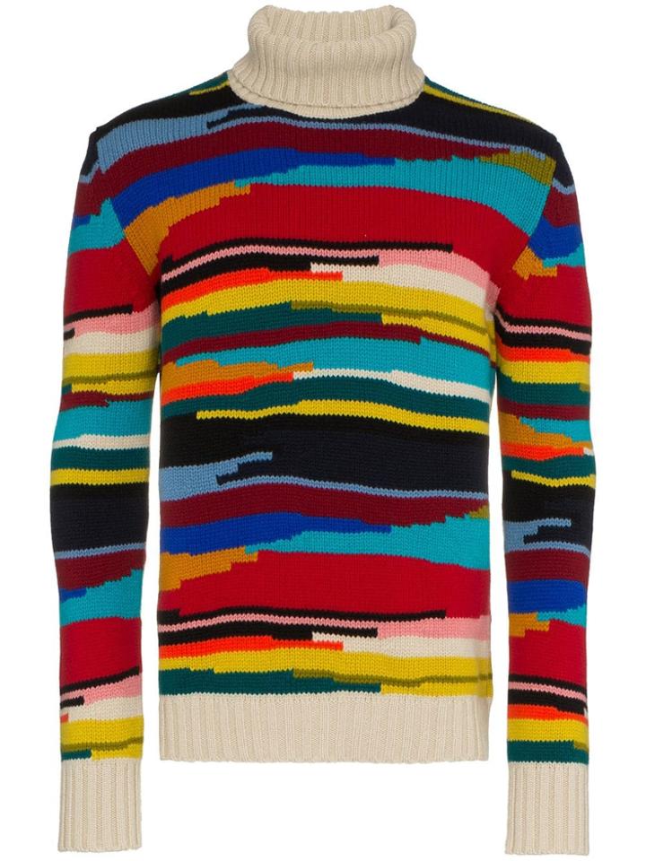 Missoni Turtleneck Knitted Wool Jumper - Sm045