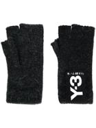 Y-3 Fingerless Gloves - Black