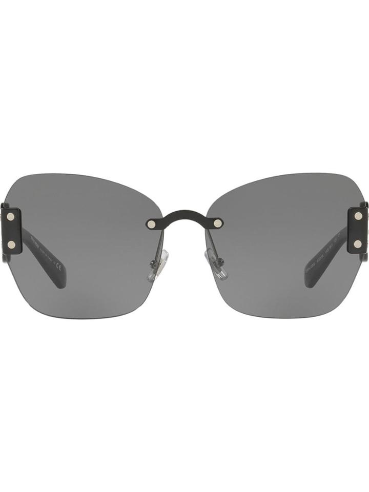 Miu Miu Eyewear Sorbet Butterfly Sunglasses - Blue