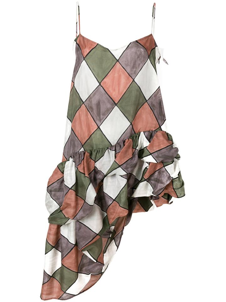 Isa Arfen Dreamscape Harlequin Dress - Multicolour