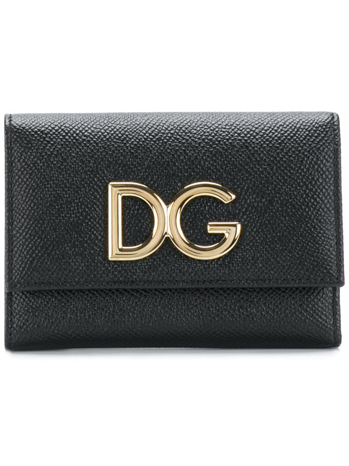 Dolce & Gabbana Small Continental Wallet - Black