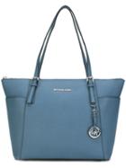 Michael Michael Kors - Jet Set Travel Tote - Women - Leather - One Size, Women's, Blue, Leather