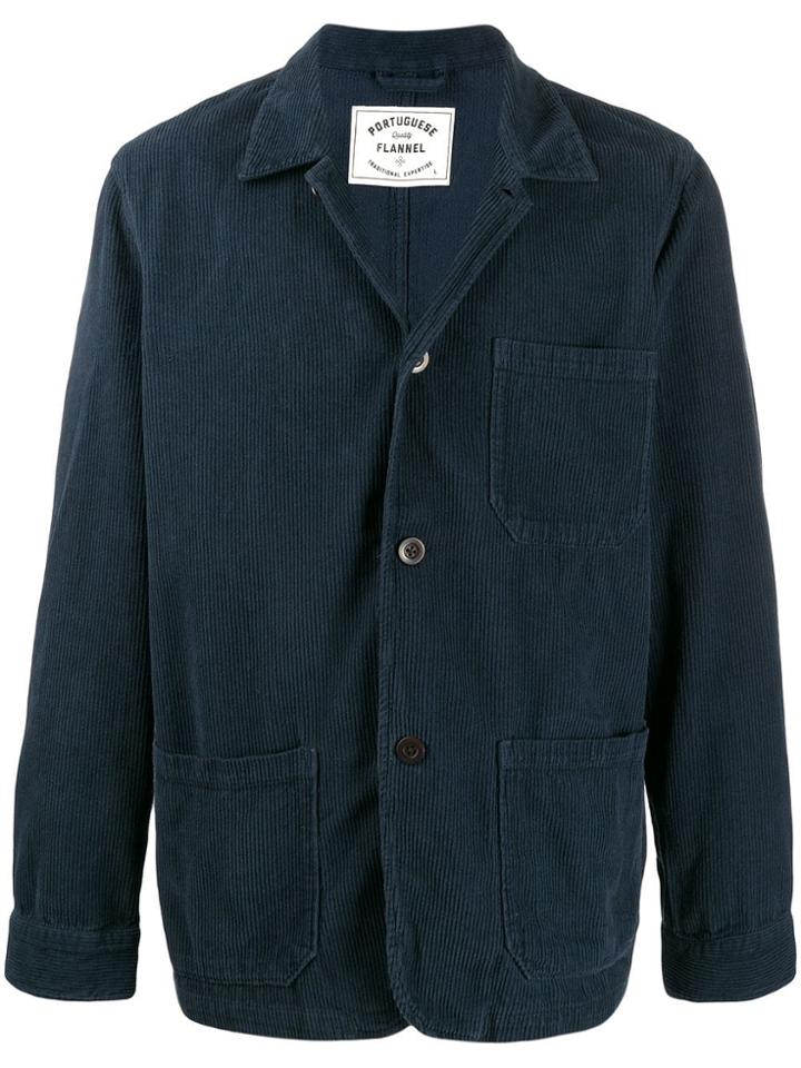 Portuguese Flannel Labura Corduroy Jacket - Blue