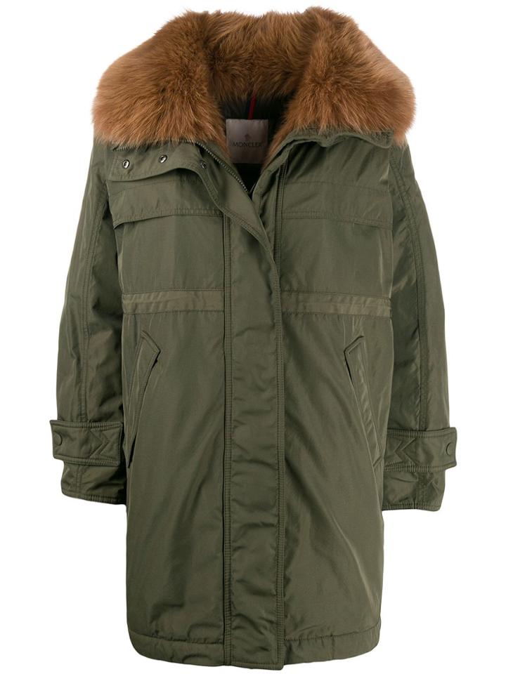 Moncler Lagopede Parka Coat - Green