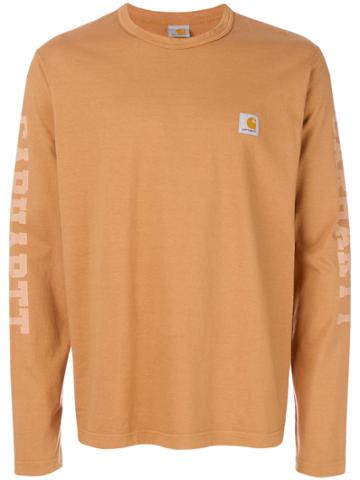 Junya Watanabe Comme Des Garçons Man Logo Sleeve Sweatshirt - Yellow &