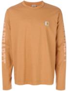 Junya Watanabe Comme Des Garçons Man Logo Sleeve Sweatshirt - Yellow &